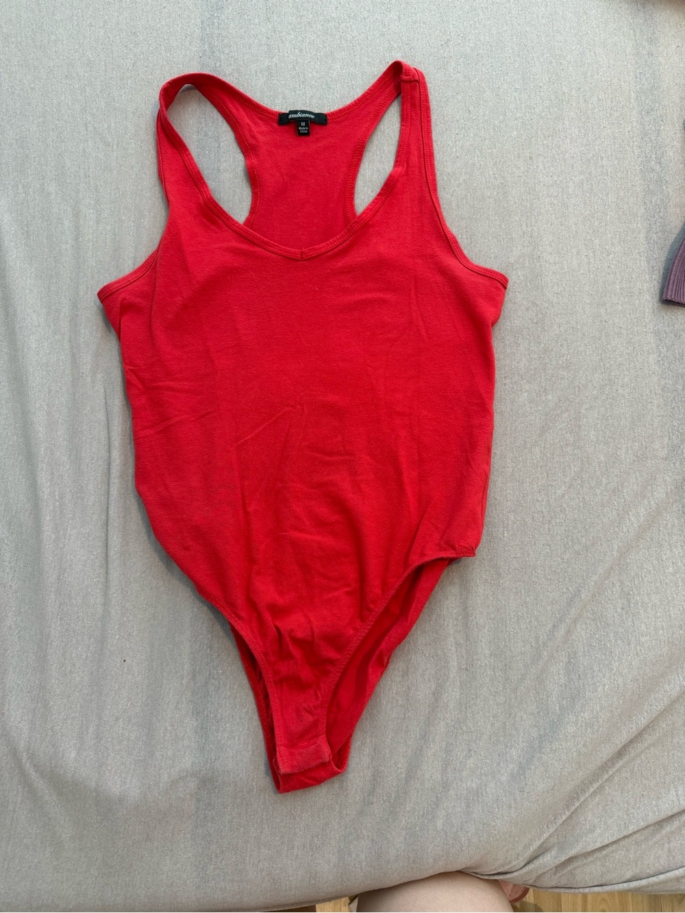 Marshalls Red Racerback Bodysuit